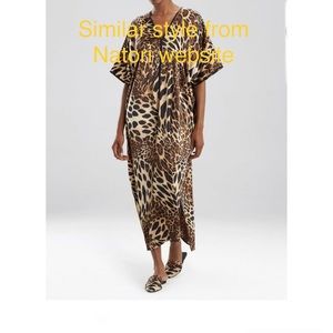 Natori Luxury Brand size Large Caftan Nightgown Lounger Robe